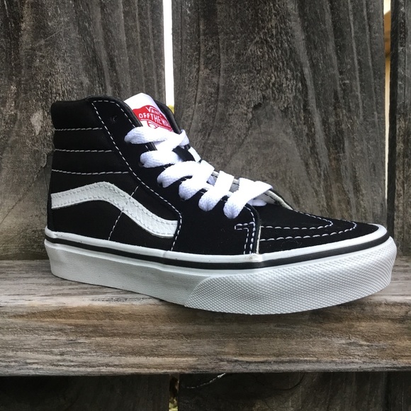 VANS Sk8 hi shoes toddler size 10.5 Black - Picture 1 of 12
